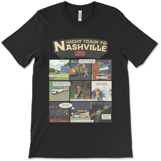 Night Train to Nashville Comic T-Shirt