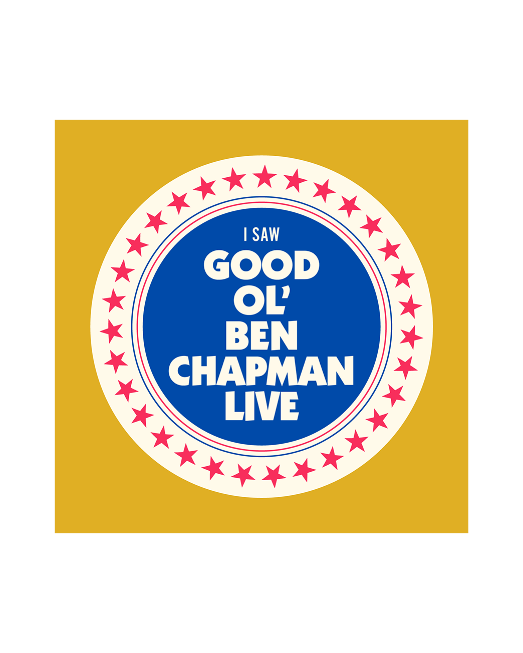 Ben Chapman Live Sticker