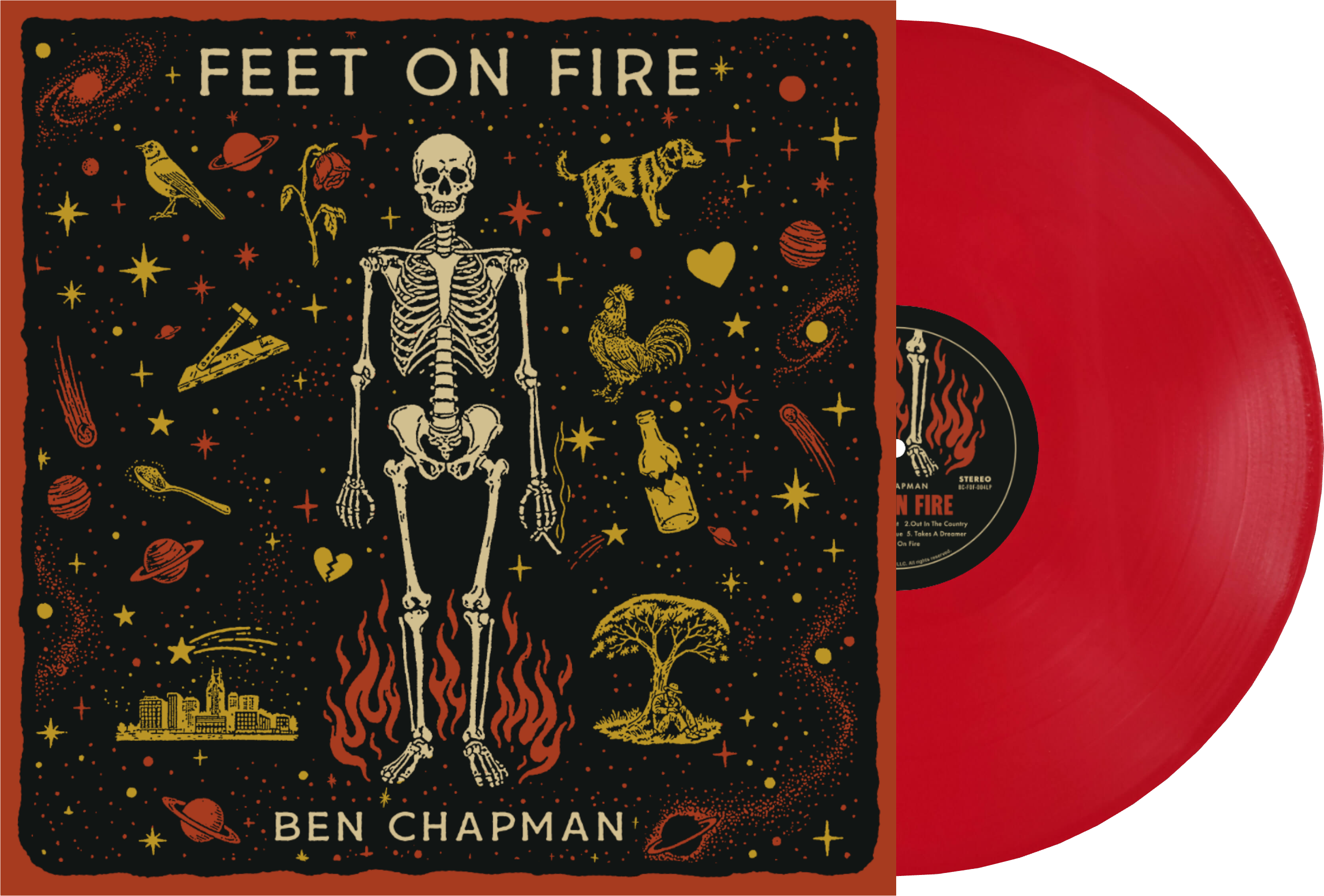 **PRE-ORDER** Feet On Fire Inferno Red Vinyl SIGNED